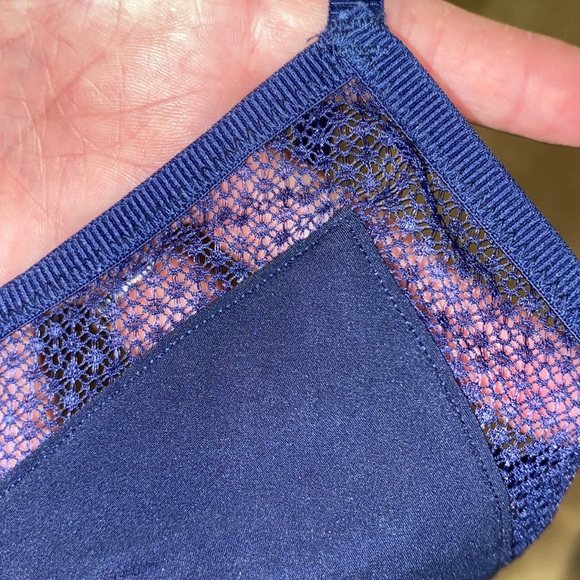 Midnight Blue/Navy VS Wrap Bralette:Sz. S - Picture 2 of 7